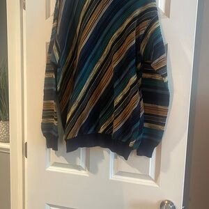 TUNDRA Striped Multicolor Men's Sweater 80’s-90’s RETRO